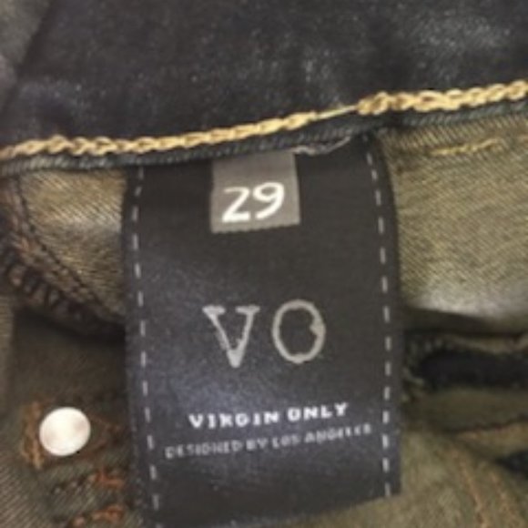 🔸3/50$!! NWOT Beautiful Gold Embroidered Curvy Pocket Boot Cut VO Jeans - Picture 9 of 15